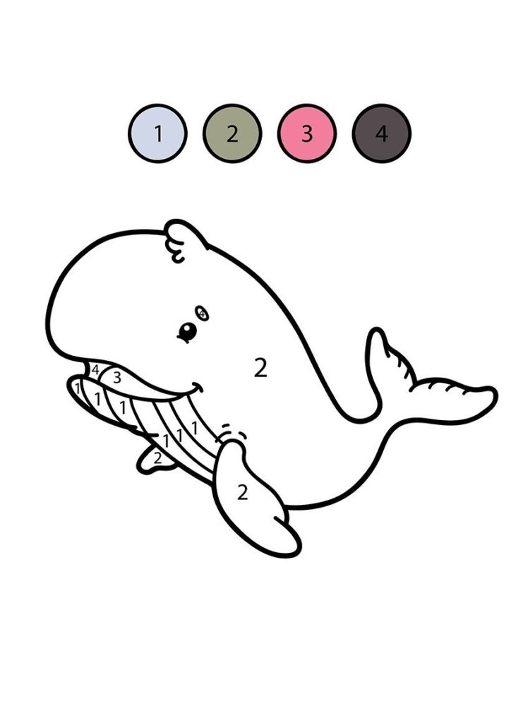 ballena para colorear